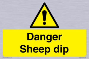 Danger Sheep dip